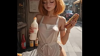 She loves adding mayonnaise to your sausage