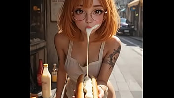 She loves adding mayonnaise to your sausage