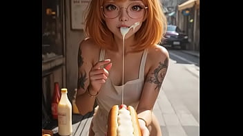 She loves adding mayonnaise to your sausage