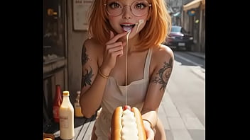 She loves adding mayonnaise to your sausage