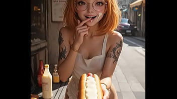 She loves adding mayonnaise to your sausage