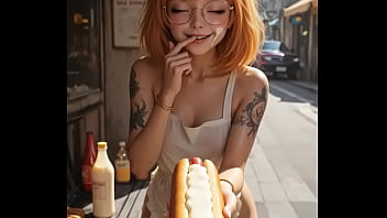 She loves adding mayonnaise to your sausage