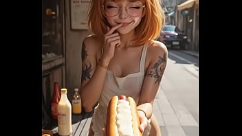 She loves adding mayonnaise to your sausage