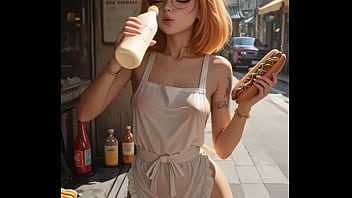 She loves adding mayonnaise to your sausage