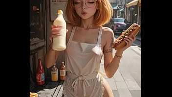 She loves adding mayonnaise to your sausage