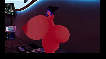 Huge boobs growing tits 3d