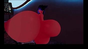 Huge boobs growing tits 3d