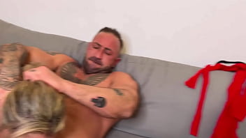 Horny blonde with big tits enjoys emilio ardana's cock