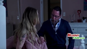 Cute and petite teen used by perverted old step uncle when she reached out