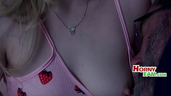 Cute and petite teen used by perverted old step uncle when she reached out