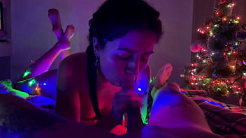 Sucks under the tree lights