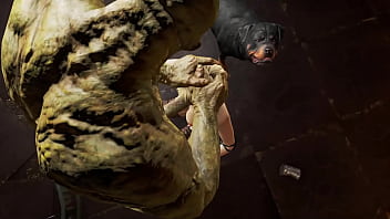 Fallout 4 blond babe takes mutant cock