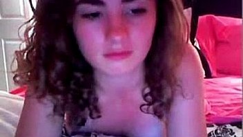 Hot amateur gf with nice tits fucks her pussy