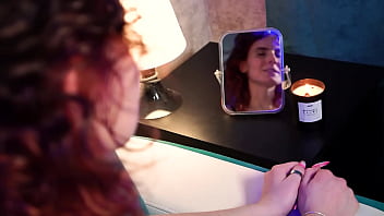 I thought in front of the mirror of the fucker