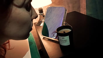 I thought in front of the mirror of the fucker