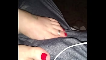 Sexy toes and bbc