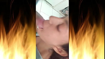 Jade sucks the gas delivery man in the kitchen and on the balcony while her husband works