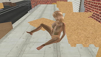 Animated 3d porn a very beautiful big breasted women rubbing her clitoris