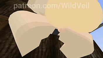 Futa and girl girl fuck video game animation