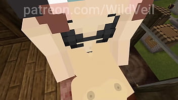 Futa and girl girl fuck video game animation