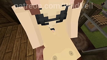 Futa and girl girl fuck video game animation