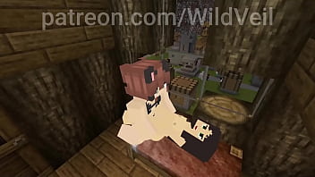 Futa and girl girl fuck video game animation