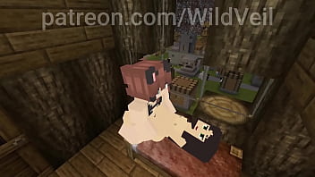 Futa and girl girl fuck video game animation