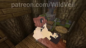 Futa and girl girl fuck video game animation