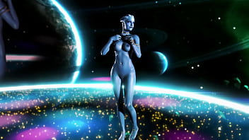 Youthful fit liara t'soni shakes her ass to music to seduce partner into sex