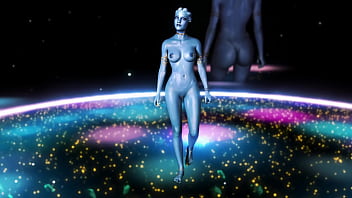 Youthful fit liara t'soni shakes her ass to music to seduce partner into sex