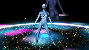 Youthful fit liara t'soni shakes her ass to music to seduce partner into sex