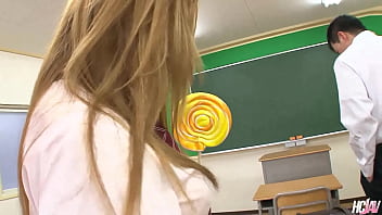 Japanese babe yui aoyama bangs the perverted teacher