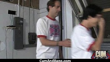 Ebony chick fucked hard in group sex action 27