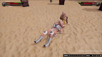 Broadzilla vs aaron nf3d mixed mma combat maledom arena