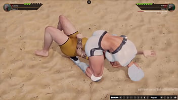 Broadzilla vs aaron nf3d mixed mma combat maledom arena