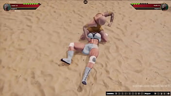 Broadzilla vs aaron nf3d mixed mma combat maledom arena