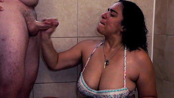 Step mom milking cock