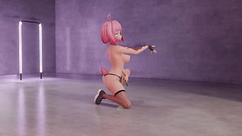 Vtuber strips & dances to kpop mmd