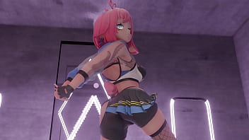 Vtuber strips & dances to kpop mmd