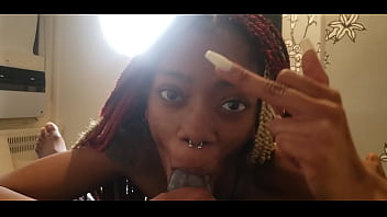 Young chick cleaning da dome