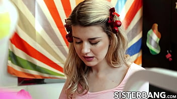 The slim blonde dez hansen found herself deeply engaged with the substantial penis of her stepbrother