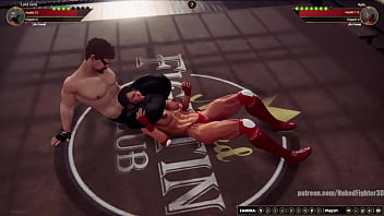 Jerle vs kyla nf3d mixed mma femdom combat