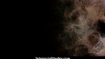 Amazing hottie having an interracial hard sex 3