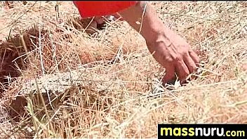 Nuru massage ends with a hot shower fuck 5