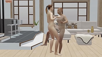 The girl fuck by owner