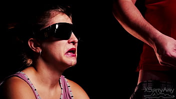 Cheating a blind girl a game of taste with a blind friend