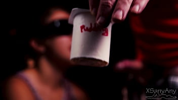 Cheating a blind girl a game of taste with a blind friend