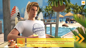 Threesome vacation 3d sex