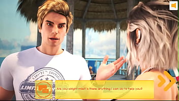 Threesome vacation 3d sex