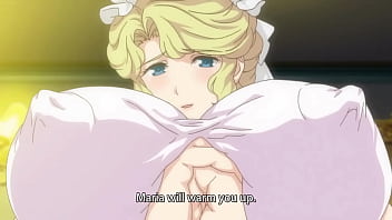 Big breasts blonde maid pov